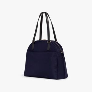 Lo & Sons O.G. 2 Medium - Deep Navy Exterior / Gold Hardware / Camel Interior